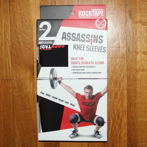 RockTape Assassins Knee Sleeves 5 mm Small - Picture 1 of 4